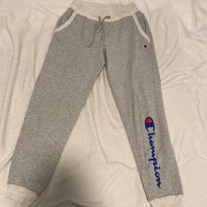 champion grey sweats small